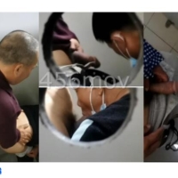 刺激偷拍同志厕所隔间啪啪