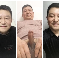 D1438 女声对话做老板骚帅老头洗澡+有趣语音大鸡射 两部都射