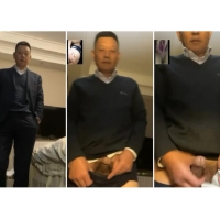 气质大叔正装酒店射