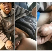 勾引大鸟老干部上车玩