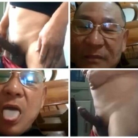 粗鸡巴大叔办公室语音撸射