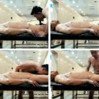 搓澡大叔给顾客吃屌撸射