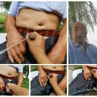 公园帮老头打射