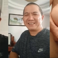 眼睛迷人的帅大叔厕所语音射