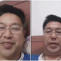 大叔床上聊骚难耐飞机射