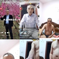 某音网红帅老打飞机射，这老头非常帅