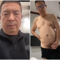 帅大叔几分钟就射了