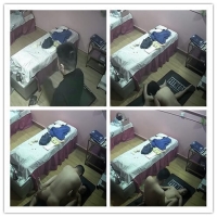 中医按摩店两夫妻激情啪啪