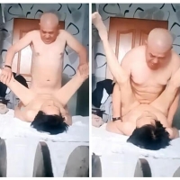 身材不错的猛叔操瘦老太啪啪响