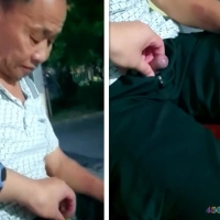 妖女给帅老放片快速撸射在裤裆上（21）