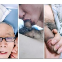 帅哥和白毛老爷爷爷孙恋