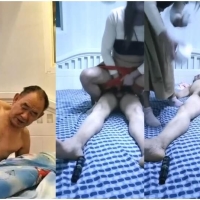 【内卷姐上门服务老伯玩手逼1114】-155