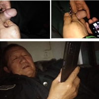 门卫室吸流老保安