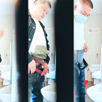 【商场厕所缝隙观鸡2210】-059