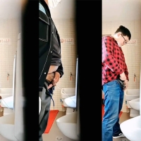 【商场厕所缝隙观鸡2210】-041