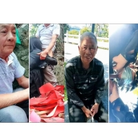 妖女户外勾引到的两直老