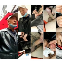 厕所勾引帽子老头带回车里玩