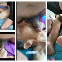 骚叔成功把卖菜老头带回家满足性欲