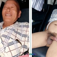 妖姐广场勾得帅气开朗大叔到车内啪啪（17）