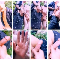 野妖勾到大屌老头取精