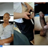 厕所偶遇大黑吊老头带回车上撸（17）