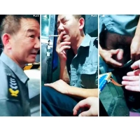 凌晨连续勾搭三直老保安玩射