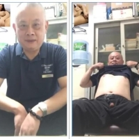 大叔在办公室太激动，不小心射了