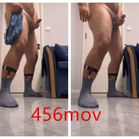 丝袜控熊先生激情射内裤上