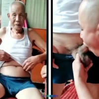 中年饥渴男吸食老翁白毛鸡（9.23）