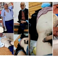 骚男勾引两老头回家玩