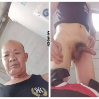 骚老伯激情玩耍巨根吊