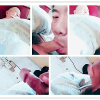 睡觉优伯无奈被中年当口交用品（21）