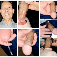 妖妇夜晚帮两保安老头取精