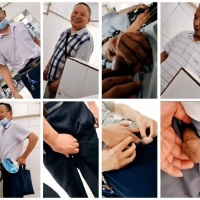 厕所偷拍中老尿尿与摸鸡(6.7)