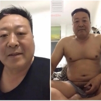 原创 内蒙壮胖叔深夜激情飞机 射