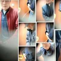 偷拍厕所帅老放水明场面四（5)