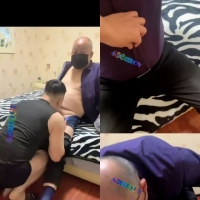 约衬衫商务大叔来玩，操他，最后他也自己撸射