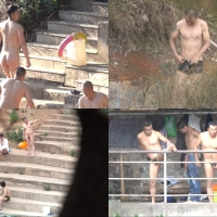 裸泳圣地偷拍系列第8集：大叔们的身材真夺人眼球