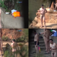 裸泳圣地偷拍系列第40集：叔叔来相聚