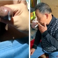 女妖勾引农村老人吸流大黑鸡