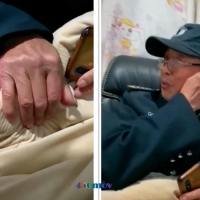 妖姐调戏不好意思的中年保安饱口福