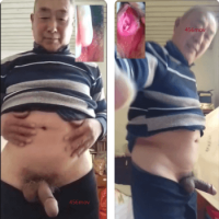 白发帅老激情玩粗大漂亮的白毛鸡巴射精