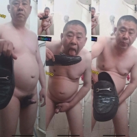 （原创）大叔洗澡射在皮鞋上舔着激情