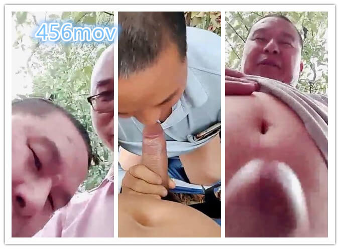 眼镜巨根叔户外操胖熟年激射浓精