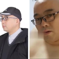 光头熊叔骚叫打飞机射+洗澡