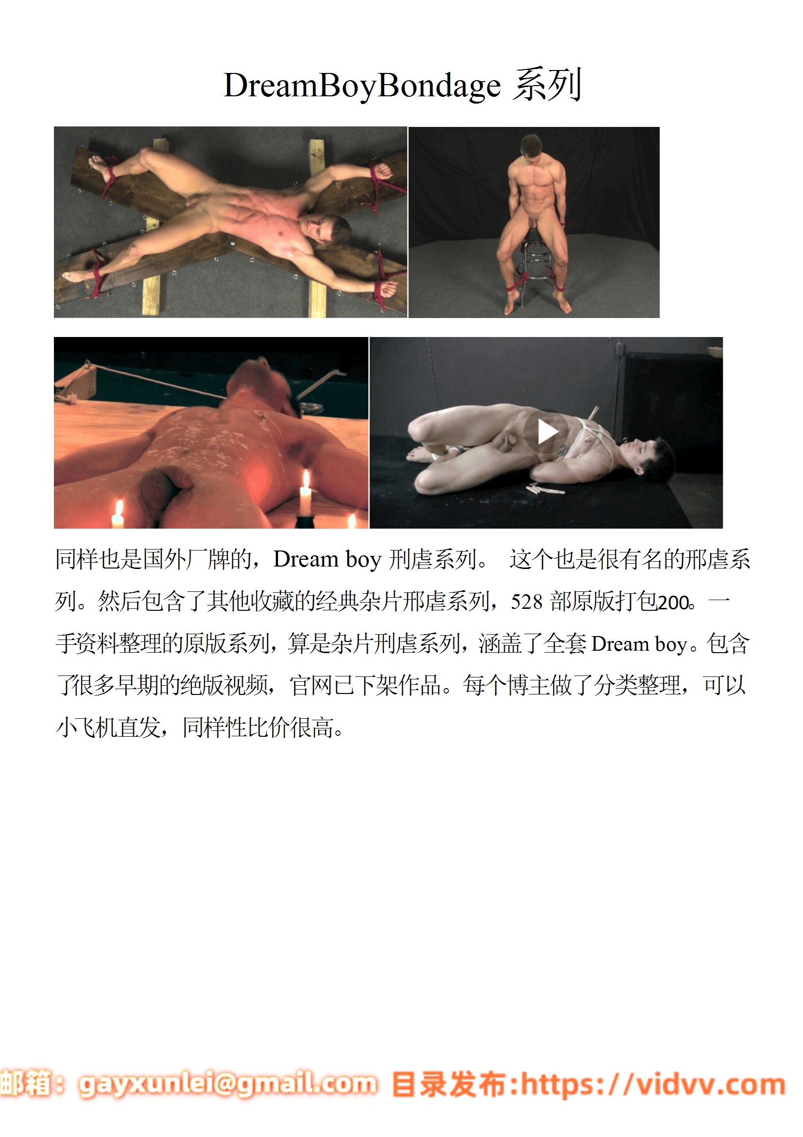 QJ163-DreamBoyBondage系列【$200】【部数：528部】