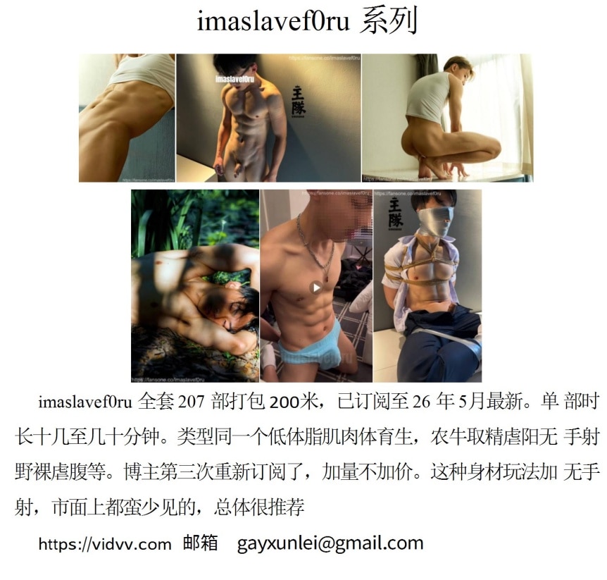 QJ301-imaslavef0ru【$200】【部数：207部】
