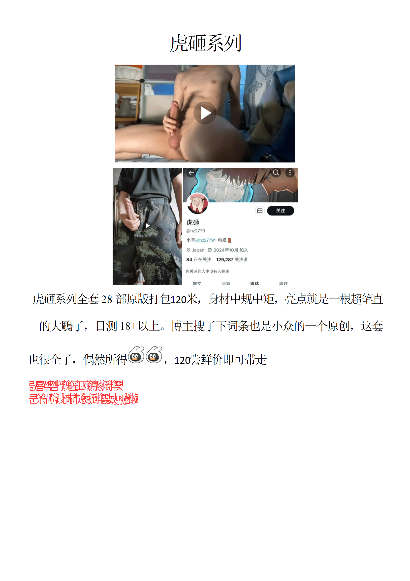 QJ94-虎砸系列【$120】【部数：28部】